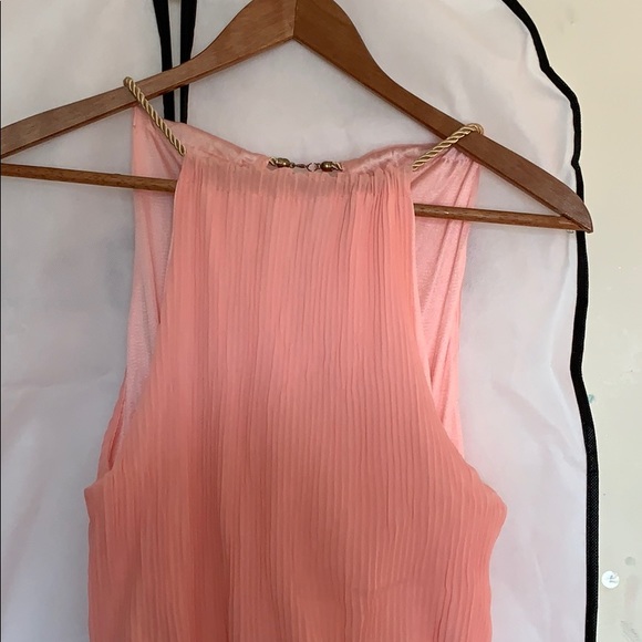 pink pleated gown💓 - Picture 5 of 6